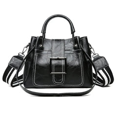 Casual Large Capacity Bucket Bag Women Shoulder Messenger Handbag