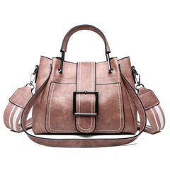 Casual Large Capacity Bucket Bag Women Shoulder Messenger Handbag