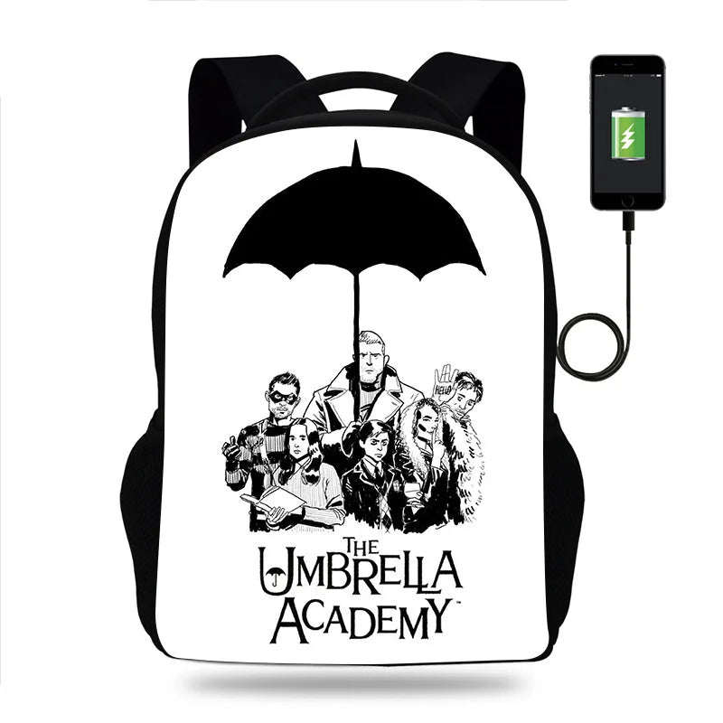 Umbrella Academy School Backpack - Boys & Girls