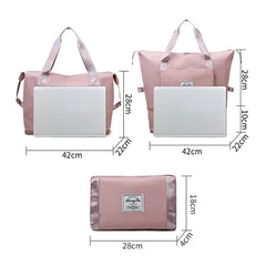 Large Capacity Waterproof Travel Bag Gym Yoga Storage Duffle Bag