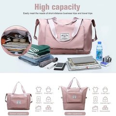 Large Capacity Waterproof Travel Bag Gym Yoga Storage Duffle Bag