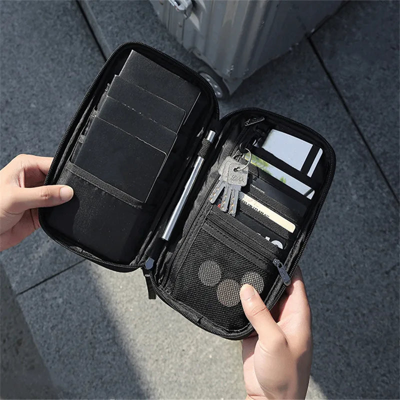 Family Passport Holder Waterproof Document Organizer