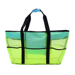 Hot Women Bag Travel Makeup Case Breathable Mesh Beach Toys Bag