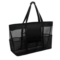 Hot Women Bag Travel Makeup Case Breathable Mesh Beach Toys Bag