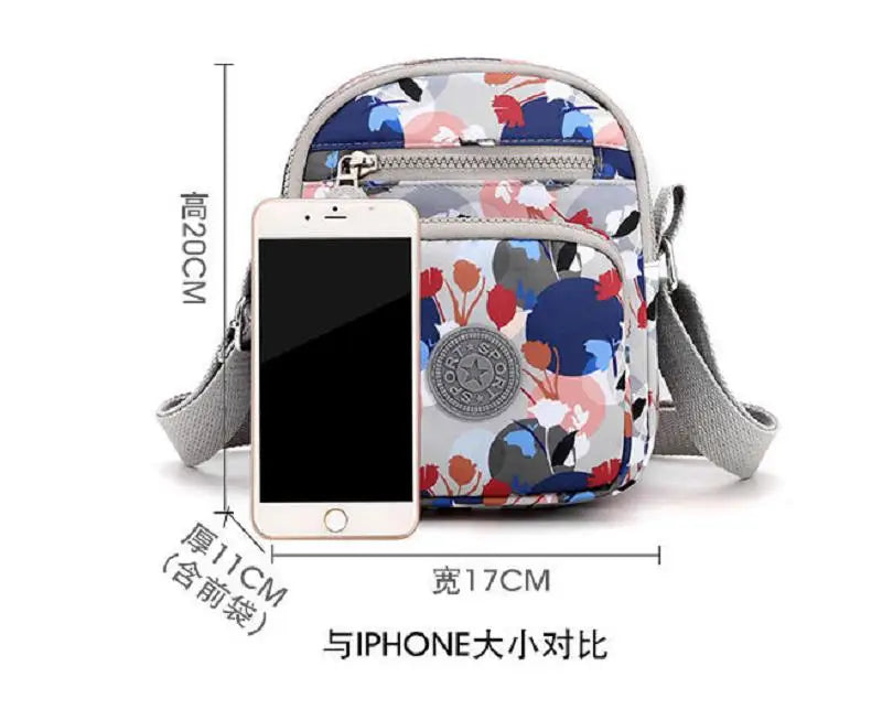 Hot Women Crossbody Zipper Shoulder Bag Lady Multifunction Handbag