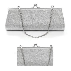 Glitter Clutch Purse for Evening Party Wedding Banquet
