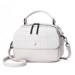 Women Leather Messenger Bag High Female Crossbody Bags