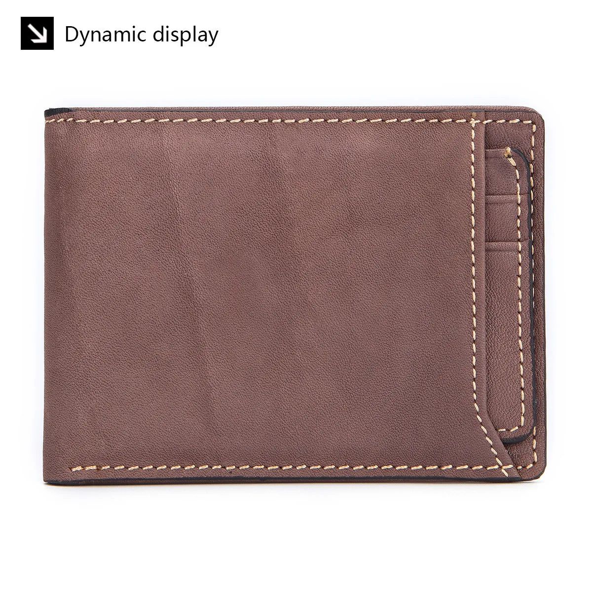 Oil Wax Cowhide Short Men Wallet Leather Purse