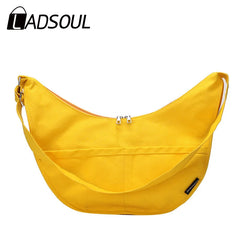 Hot Canvas Bag Casual Shoulder Bag Crossbody Bags For Women Dumplings Bag