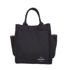 Hot Canvas Mommy Bag Multi-function Handbag Large Capacity Lunch Box Bag