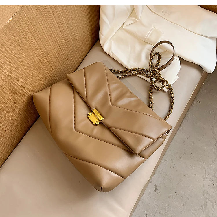 Women's Large Shoulder Bag PU Leather Handbag