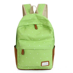 Large Capacity Canvas Laptop Backpack for Students