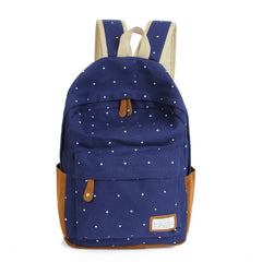 Large Capacity Canvas Laptop Backpack for Students