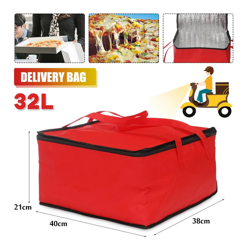 Large Capacity Non-Woven Cooler Bag for Takeaway Lunch