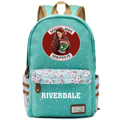 Cartoon Printing Student Schoolbag Floral Backpack