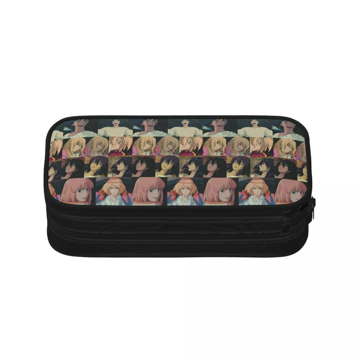 Howl Pen Box Student School Anime Zipper Pen Bag Child Stationery Bag Gift