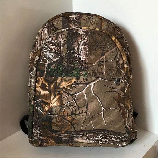 Camo Men Backpack with Laptop Compartment & High Capacity