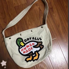 Large-capacity Duck Print Diagonal Bag