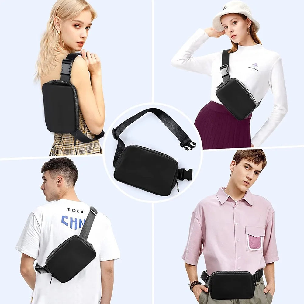 Waterproof Crossbody Chest Bag for Running Women Men