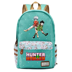 Hunter Hunter Canvas Backpack Teenger Packsack Casual Green Schoolbag