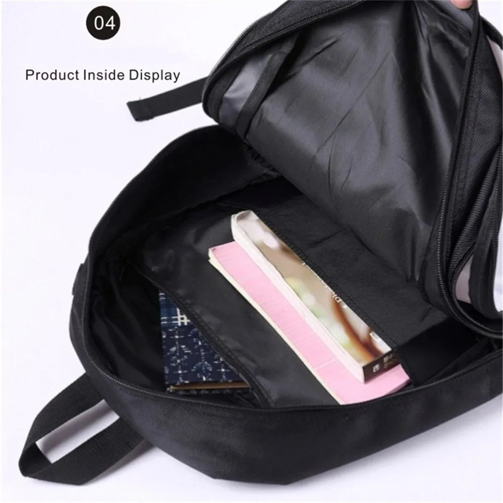 Hunter X Hunter Anime Backpack Large Capacity Bookbag