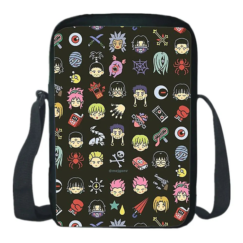 Hunter X Hunter Shoulder Bag Teens Japanese Anime Harajuku Manga Handbags