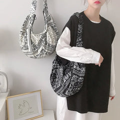 Canvas Totes Handbag Female Shoulder Bags