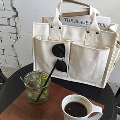 Canvas Totes Messenger Bag Large Capacity Shoulder Bag