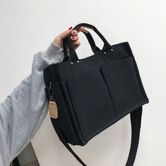 Canvas Totes Messenger Bag Large Capacity Shoulder Bag