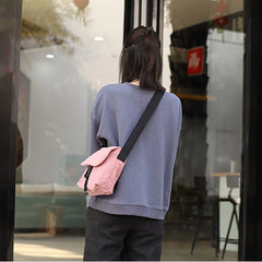 Retro Corduroy Shoulder Bag Square Messenger Bags For Women Handbag