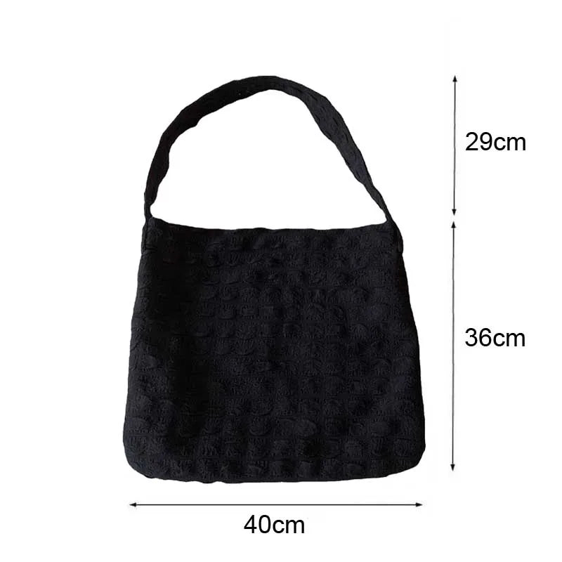 Soft Cloud Shoulder Bag Large Cloth Clutch Tote Handbag Messenger Bags