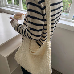 Soft Cloud Shoulder Bag Large Cloth Clutch Tote Handbag Messenger Bags