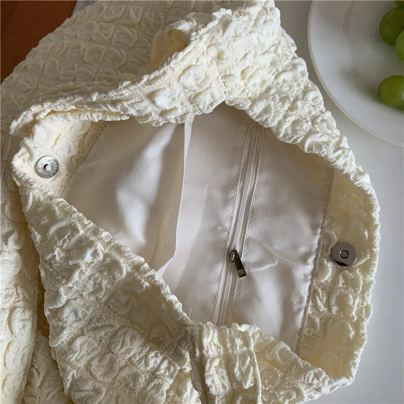 Soft Cloud Shoulder Bag Large Cloth Clutch Tote Handbag Messenger Bags