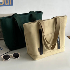 Women Thickened Canvas Handbags Casual Tote Shoulder Work Bag Crossbody Bags