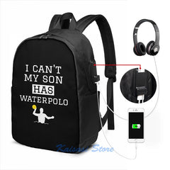 USB Charge Backpack Men Women School Travel Laptop Bag