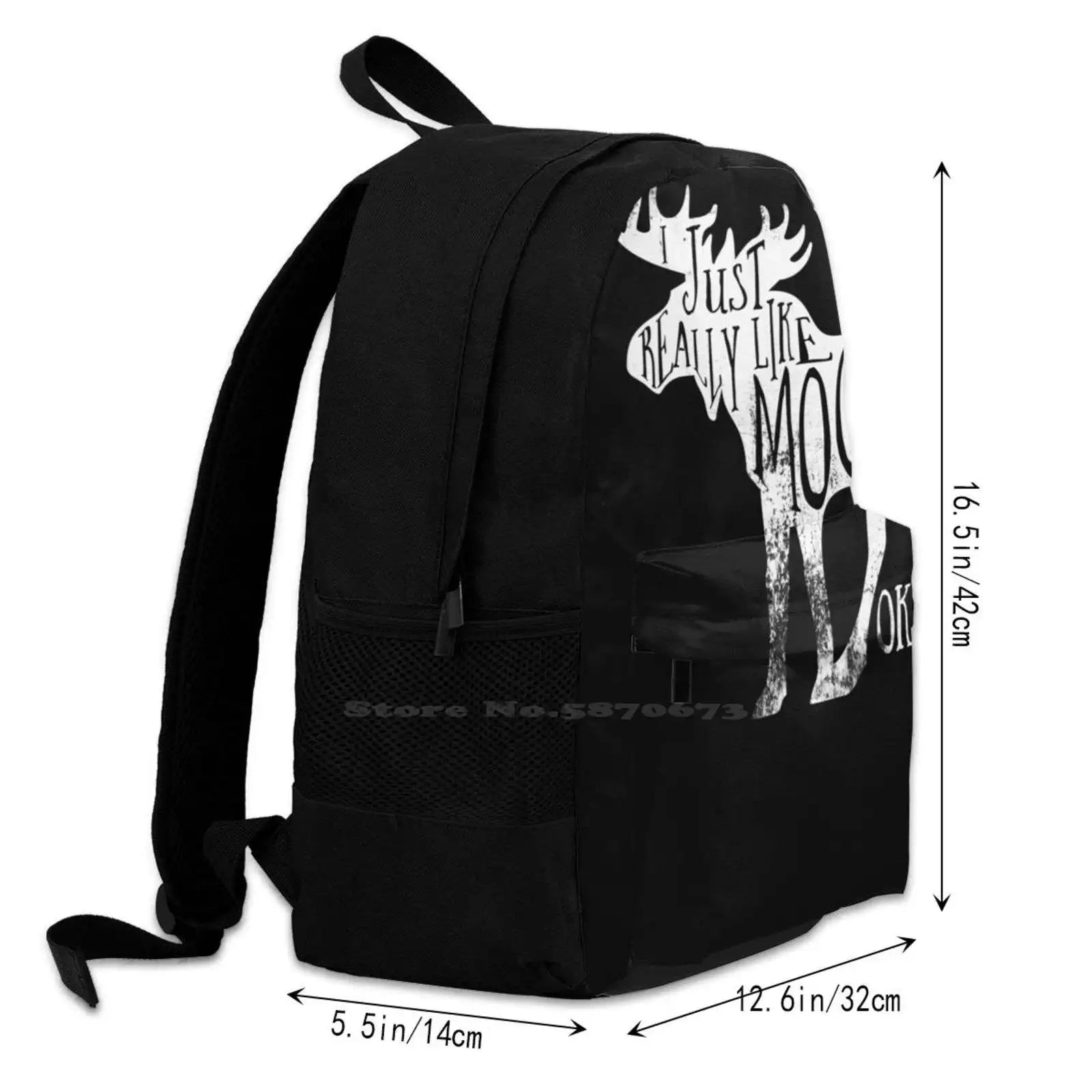 I Just Stuff Christmas Gift T Shirt Backpack Bag