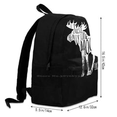 I Just Stuff Christmas Gift T Shirt Backpack Bag