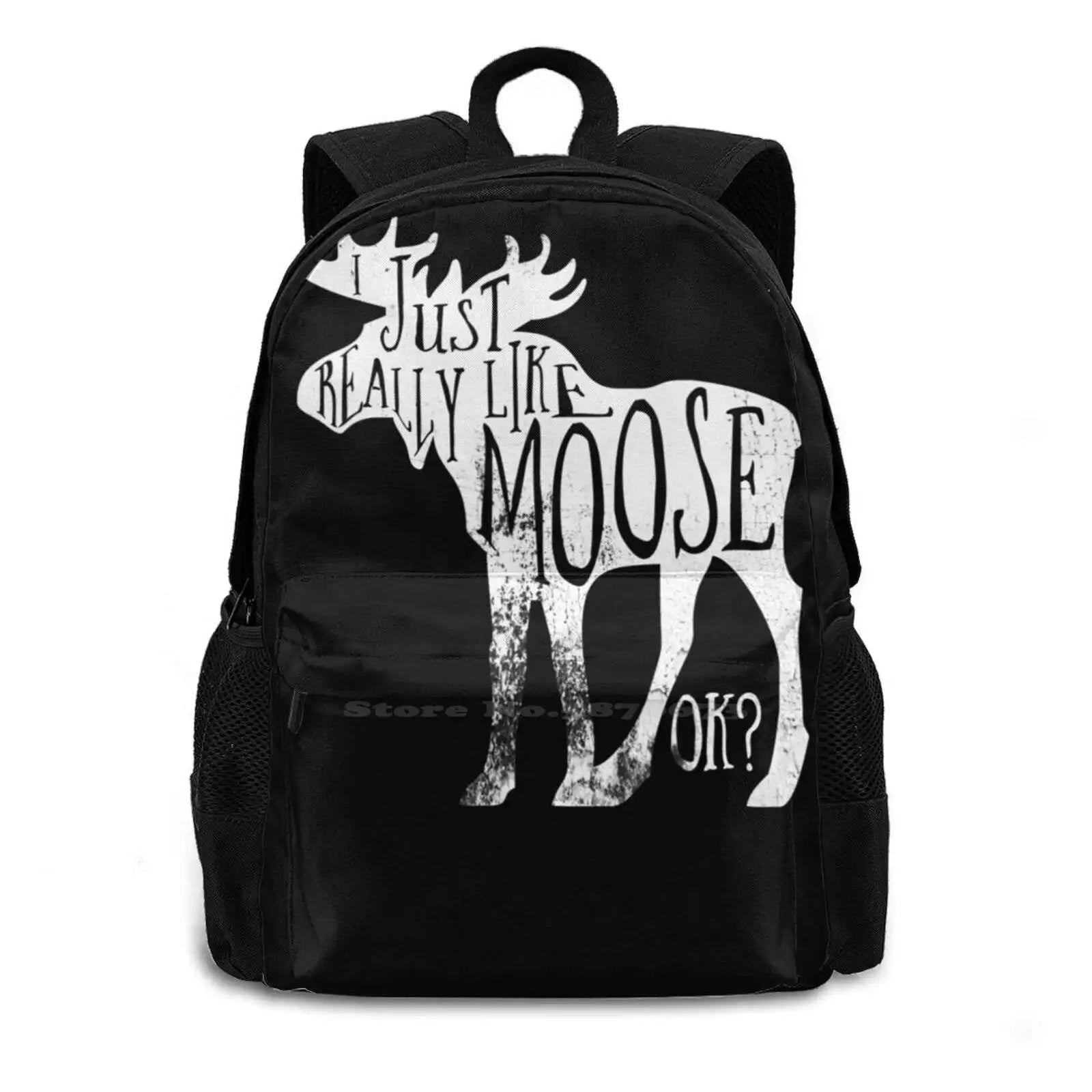 I Just Stuff Christmas Gift T Shirt Backpack Bag