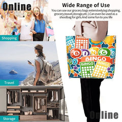 Bingo Game Funny Handbags Shoulder Bags for Women
