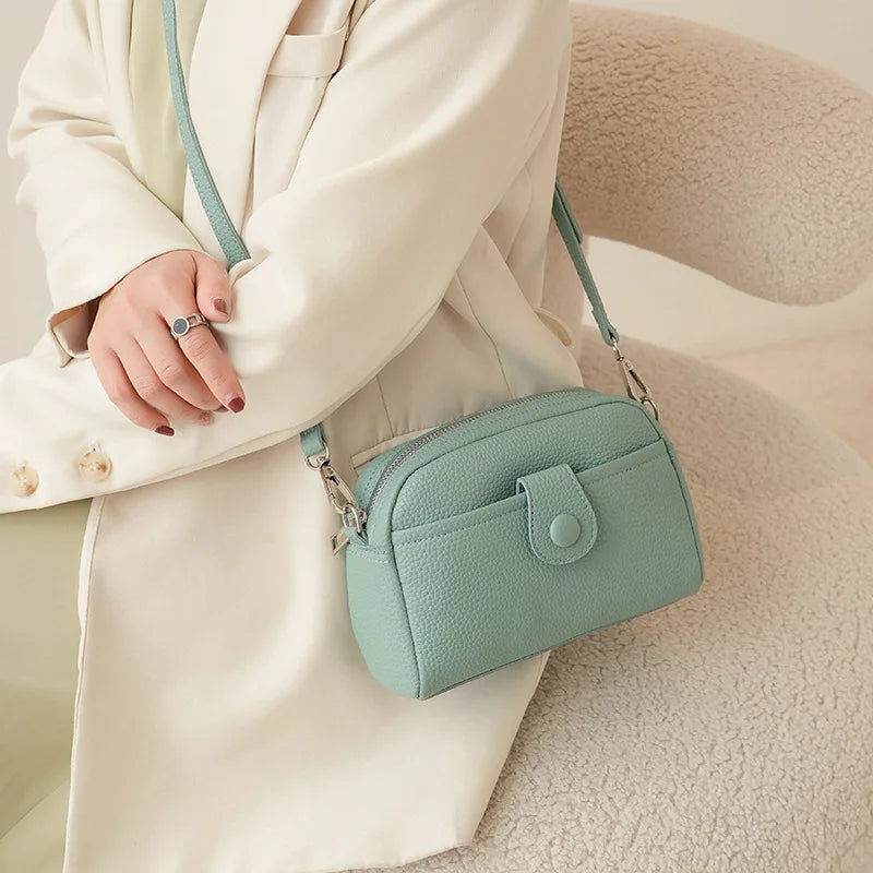 Soft PU Leather Women Crossbody Bag Shoulder Purse Handbag Tote