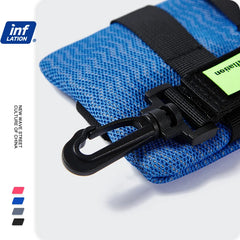 Mesh Crossbody Bag Men Streetwear Outdoor Shoulder Bag