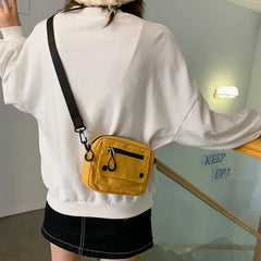 Small Crossbody Messenger Bag for Women Versatile Student Shoulder Pouch
