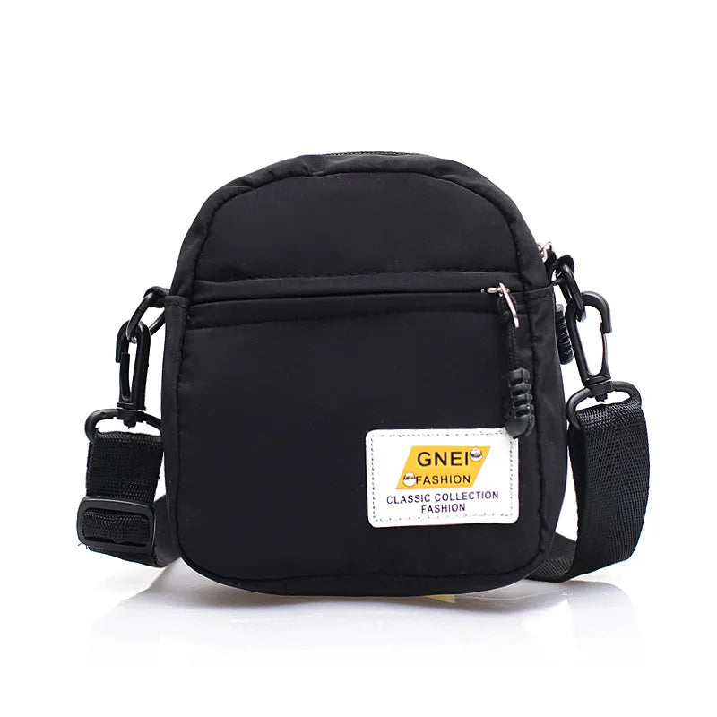 Canvas Small Square Handbag Messenger Bags for Women