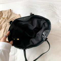 INS Women Winter Feather Down Bags Space Cotton Padded Handbags