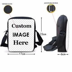 3D Wolf Printing Women's Mini Crossbody Bags for Girls