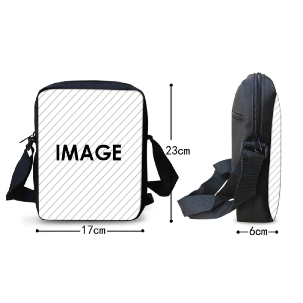 Scenery Messenger Bag Polyester for Student Females