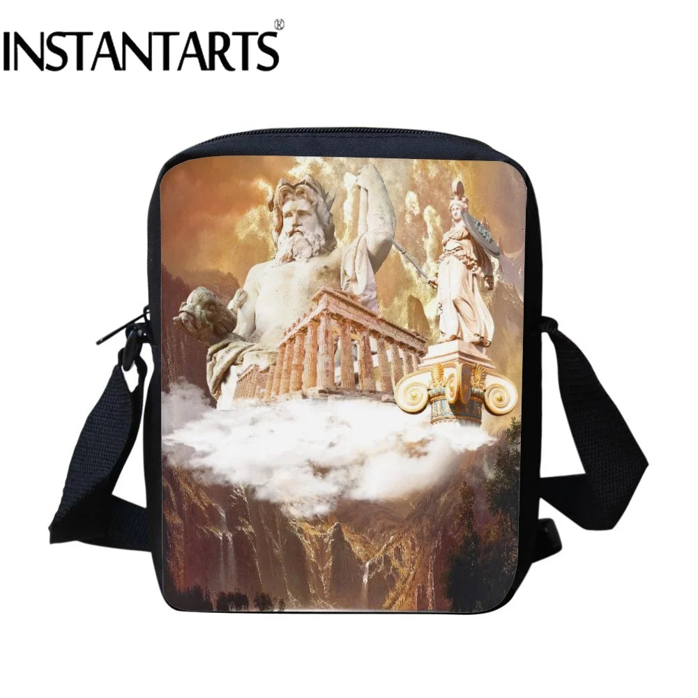 Scenery Messenger Bag Polyester for Student Females