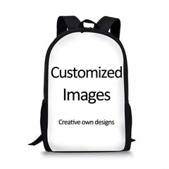 3D Husky Print School Backpack for Teens