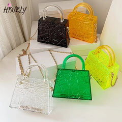 Jelly PVC Women's Crossbody Bag Mini Handbag Purse