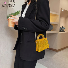 Jelly PVC Women's Crossbody Bag Mini Handbag Purse